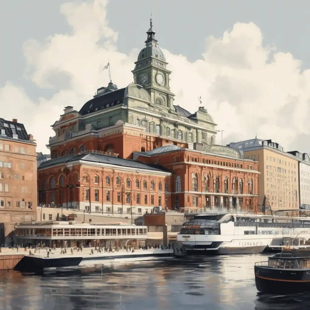 The Old Opera House from Helgeandsholmen – Anna Palm de Rosa