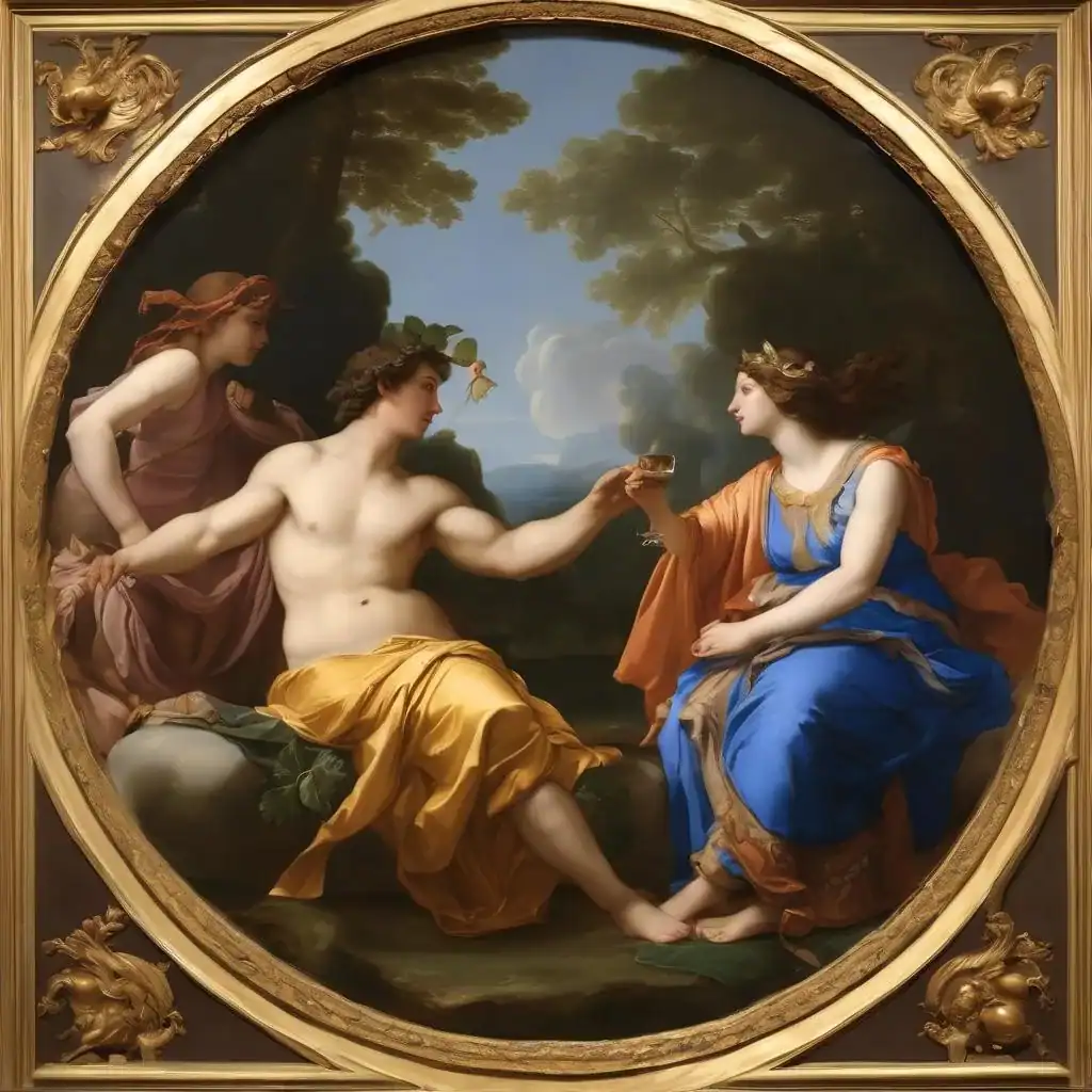 Bacchus and Ariadne – Eustache Le Sueur