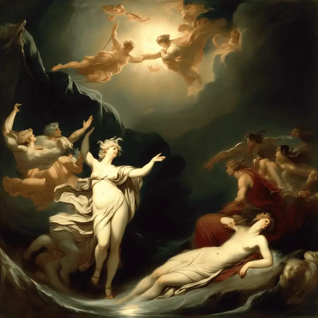 Jupiter and Io – John Hoppner